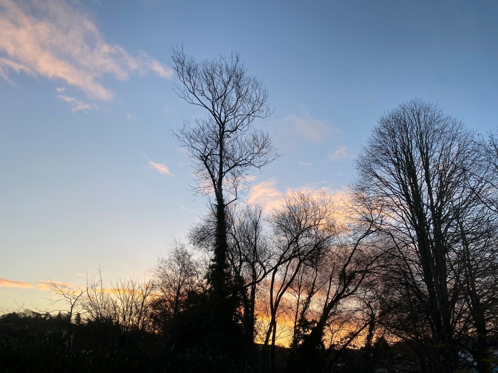 Sunrise in Totnes.