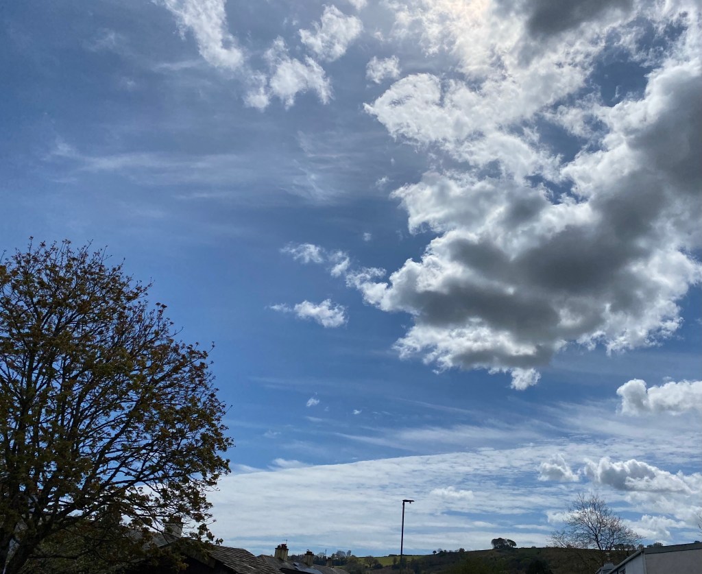 Big sky over Totnes.