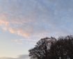 Evening sky over Totnes.