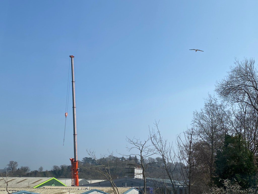 A Crain high over Totnes