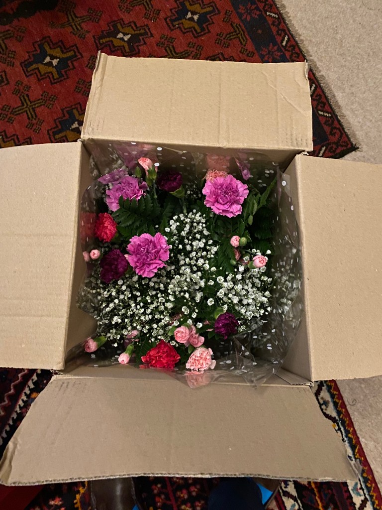 A Box of Flowers.