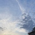 Amazing clouds over Totnes. Morning meditation: Anicca: not-eternal, impermanent. One of the deepest Buddhist teachings, 'all that arises ceases'. To understand this is liberation.