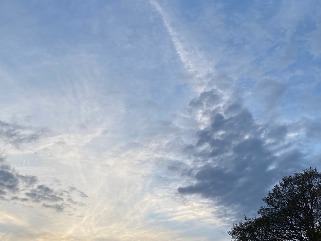Amazing clouds over Totnes.