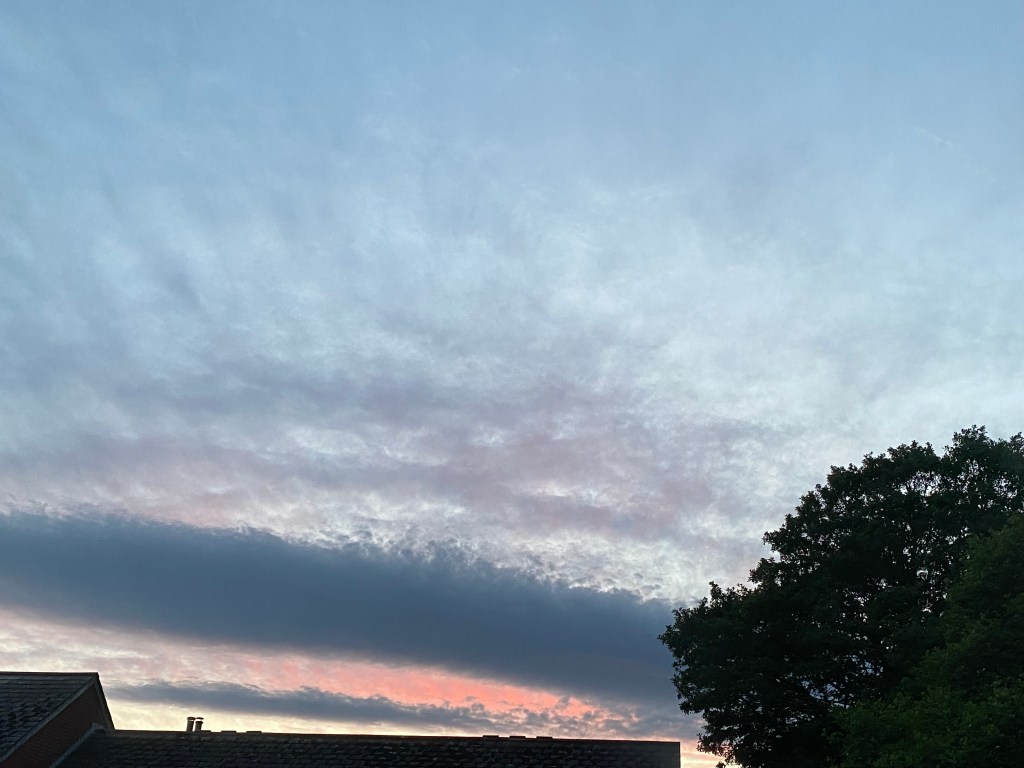 Big multi coloured sky.
