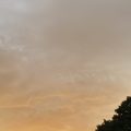 Evening sky over Totnes. Morning Meditation: Our minds and Shakyamuni’s are inseparable — only the thoughts are different. Zen Graffiti