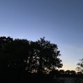Evening sky over Totnes. Morning Meditation: The Muni can observe delusion; the person with delusion cannot. The 400 verses